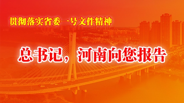 總書記，河南向您報告